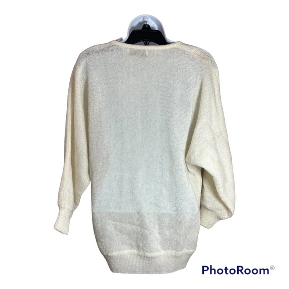 Vintage Bonnie Boerer Ivory Sweater Small - Picture 2 of 6